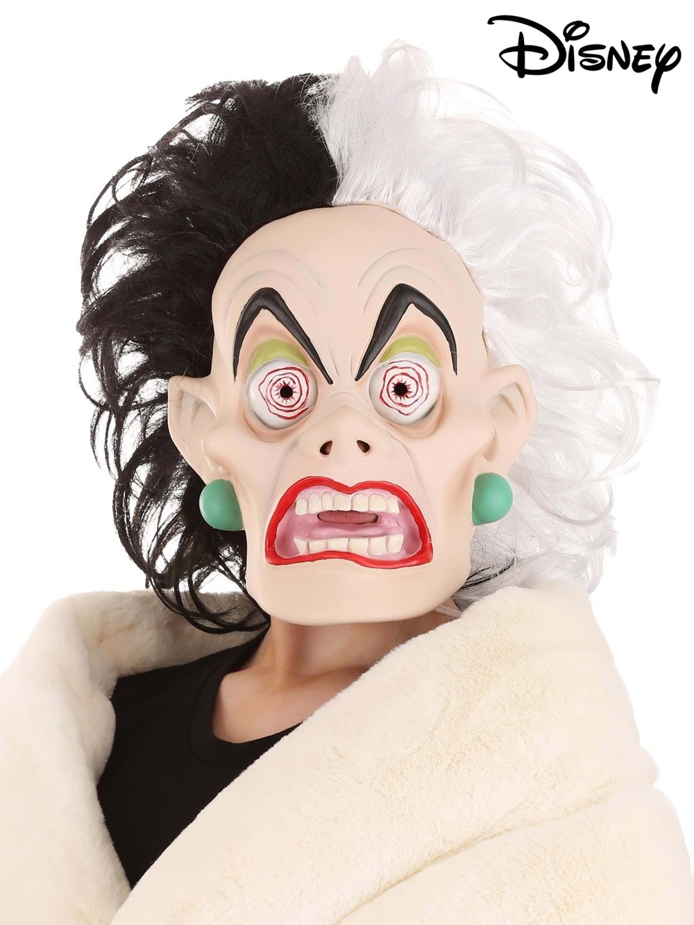 Disneyβs 101 Dalmatians Cruella De Vil Latex Mask OS